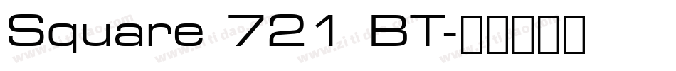 Square 721 BT字体转换